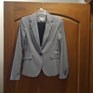 Dalia navy gingham jacket